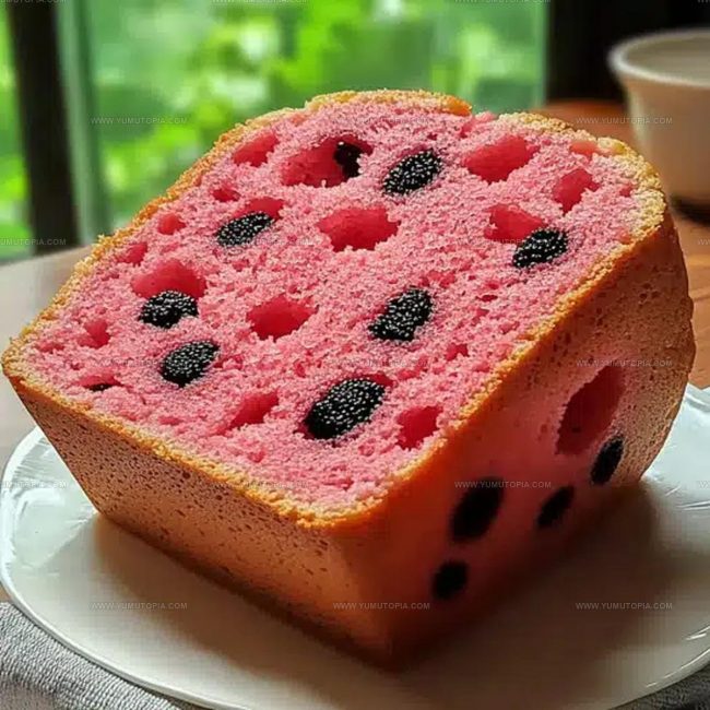 How to Achieve the Unique Color and Crumb of Watermelon Bread