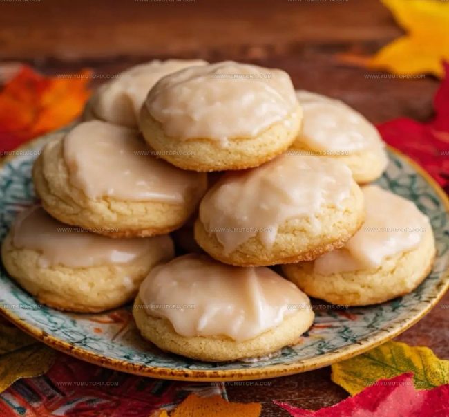Preparing Maple Cookies With Maple Icing Step by Step