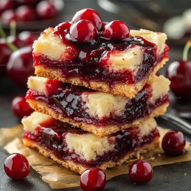 Ways to Slice Neat and Tender Cherry Bar Squares