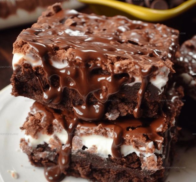 Steps for Making Brownie Bomb Bars