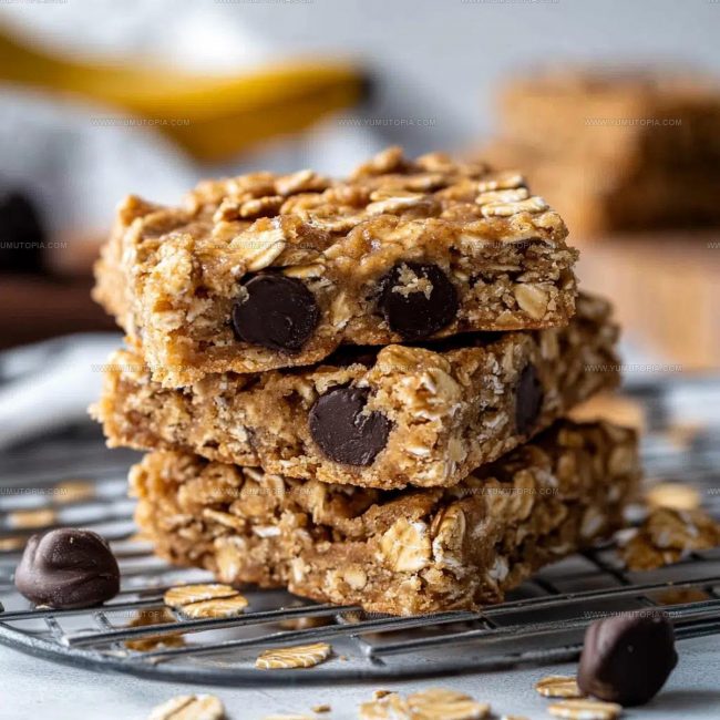 Directions for Banana Oat Bars