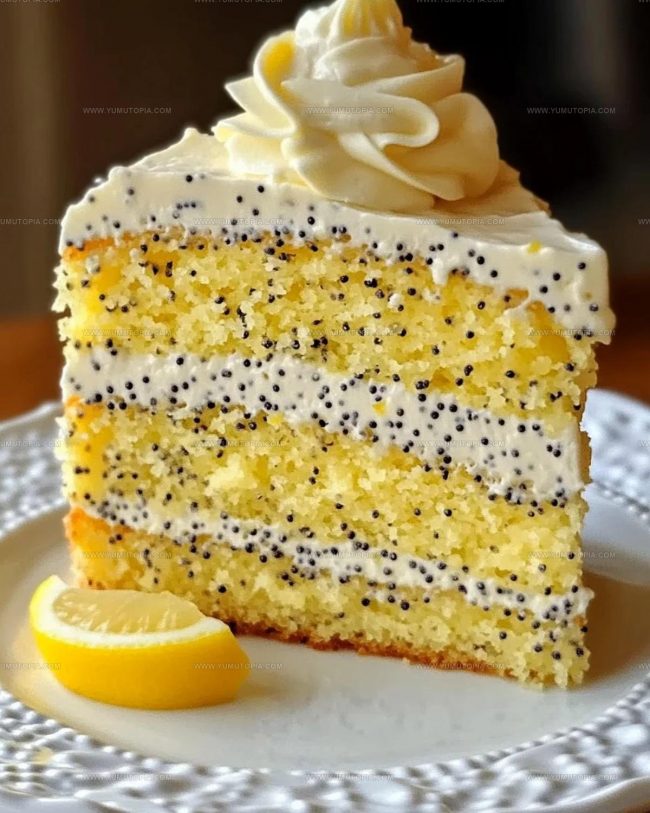 What Makes Homemade Lemon Poppy Seed Cake Special