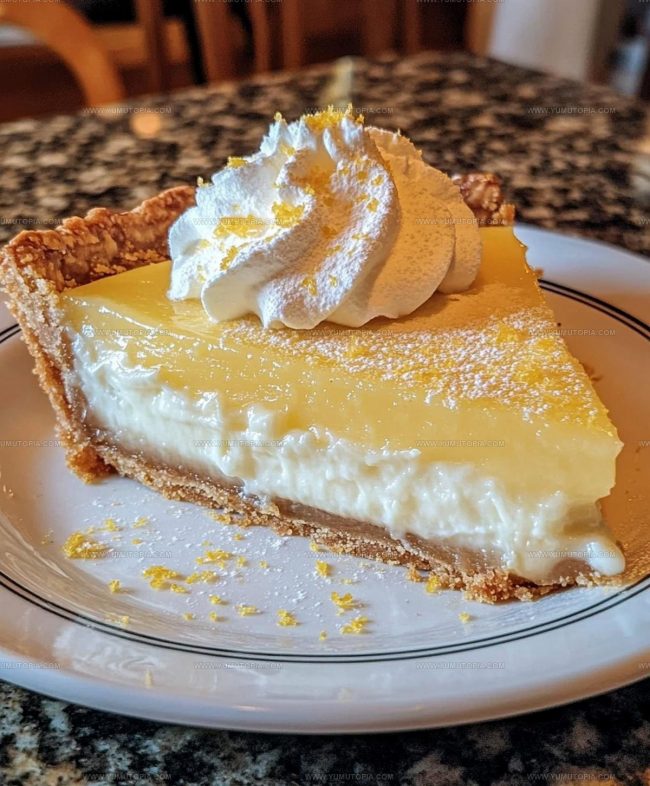 The Process for Making Lemon Supreme Pie