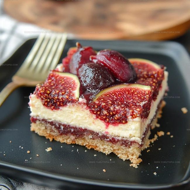 Special Highlights of Fig Dessert Bars