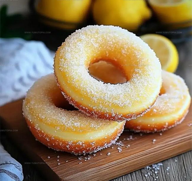 Technique for Baking a Soft Crumb in Lemon Sugar Donuts