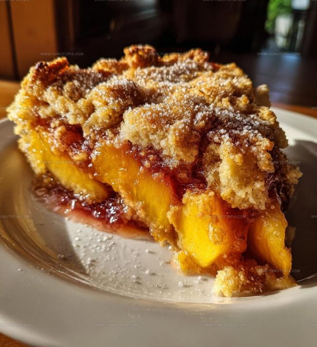 Simple Steps For Peach Cobbler