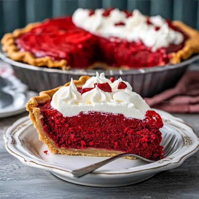 Ways to Bake a Decadent Red Velvet Brownie Pie