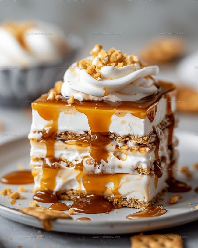 What Makes Ritz Cracker Salted Caramel Icebox Cake So Enjoyable