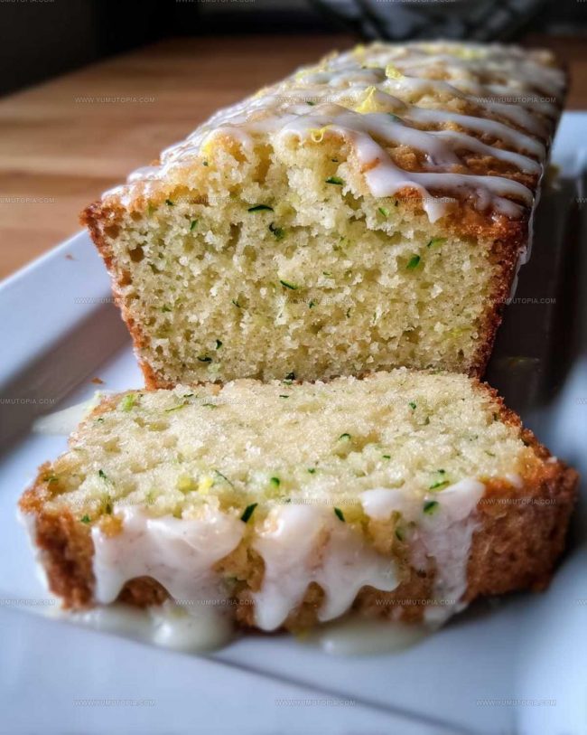How To Bake Lemon Zucchini Bread with Glaze