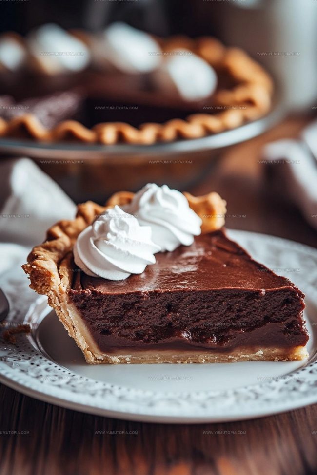How to Make a Quick Chocolate Pie
