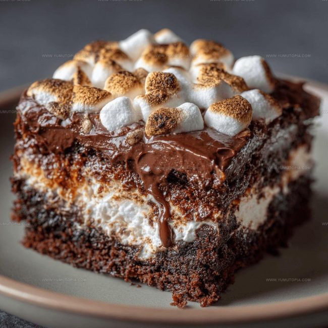 Preparing Mississippi Mud Cake Step by Step