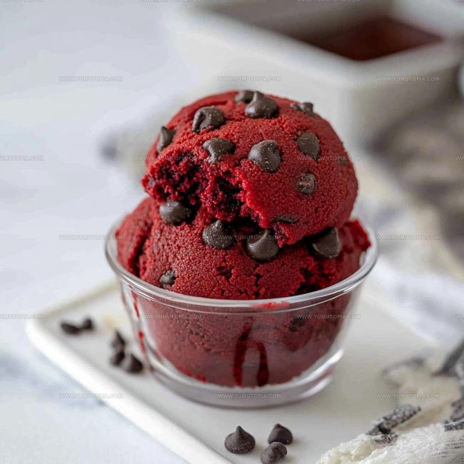 What Makes Edible Red Velvet Cookie Dough So Hard to Resist