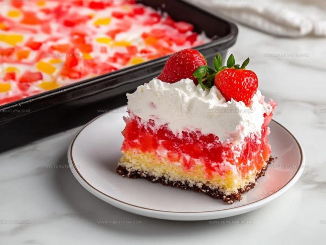 What Makes Strawberry Jello Poke Cake A Favorite