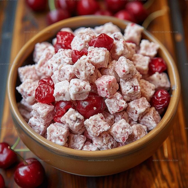 Steps to Prepare Cherry Cheesecake Puppy Chow