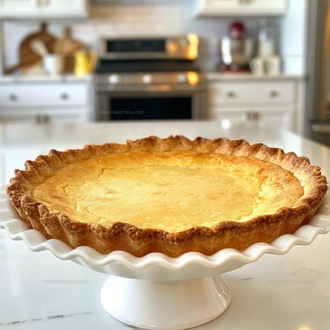 The Charm of a Classic Buttermilk Pie