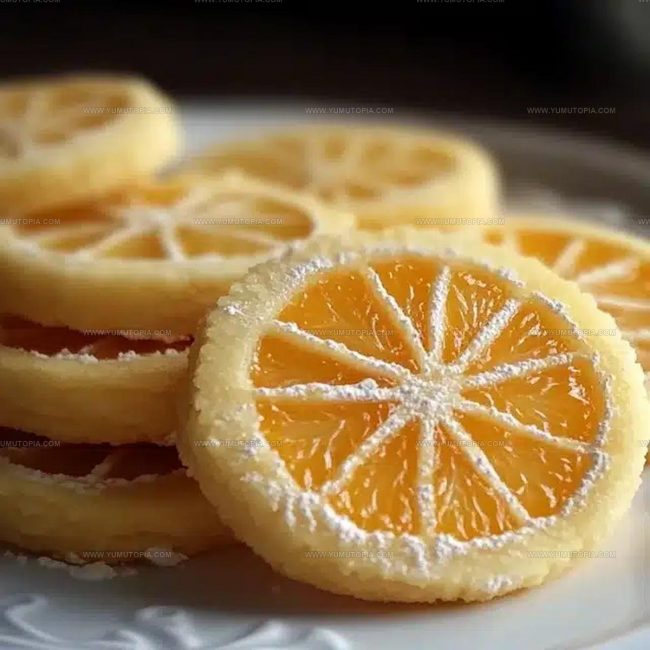Colorful Twists On Citrus Shortbread Cookies
