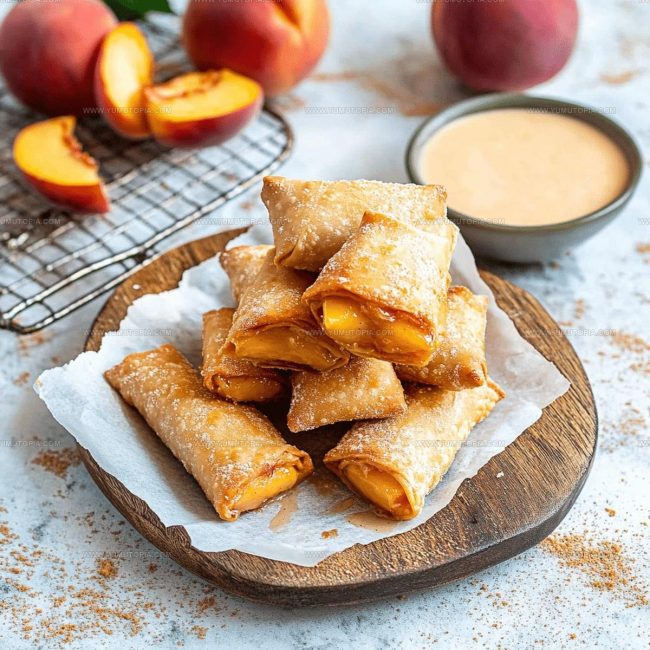Why Peach Cobbler Egg Rolls Disappear Fast