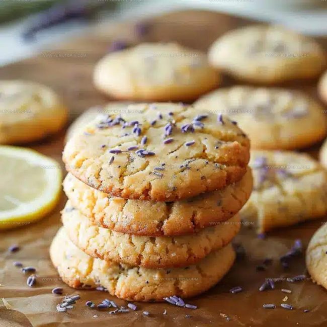 Technique for Perfecting the Baking Flow of Lemon Lavender Cookies