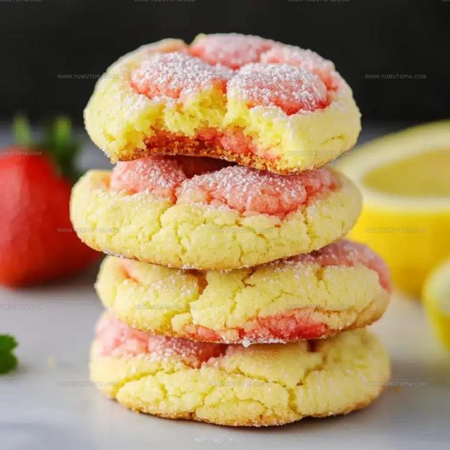 Methods for Mixing and Baking Strawberry Lemonade Cookies