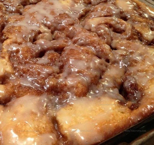 Preparing Cinna Bun Cake Step by Step