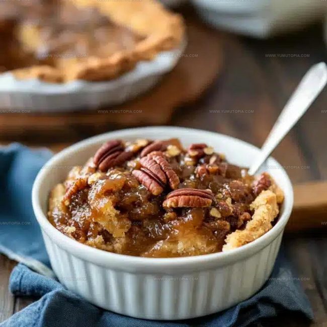 Caramel Pecan And Batter Layers Inside Pudding Cake