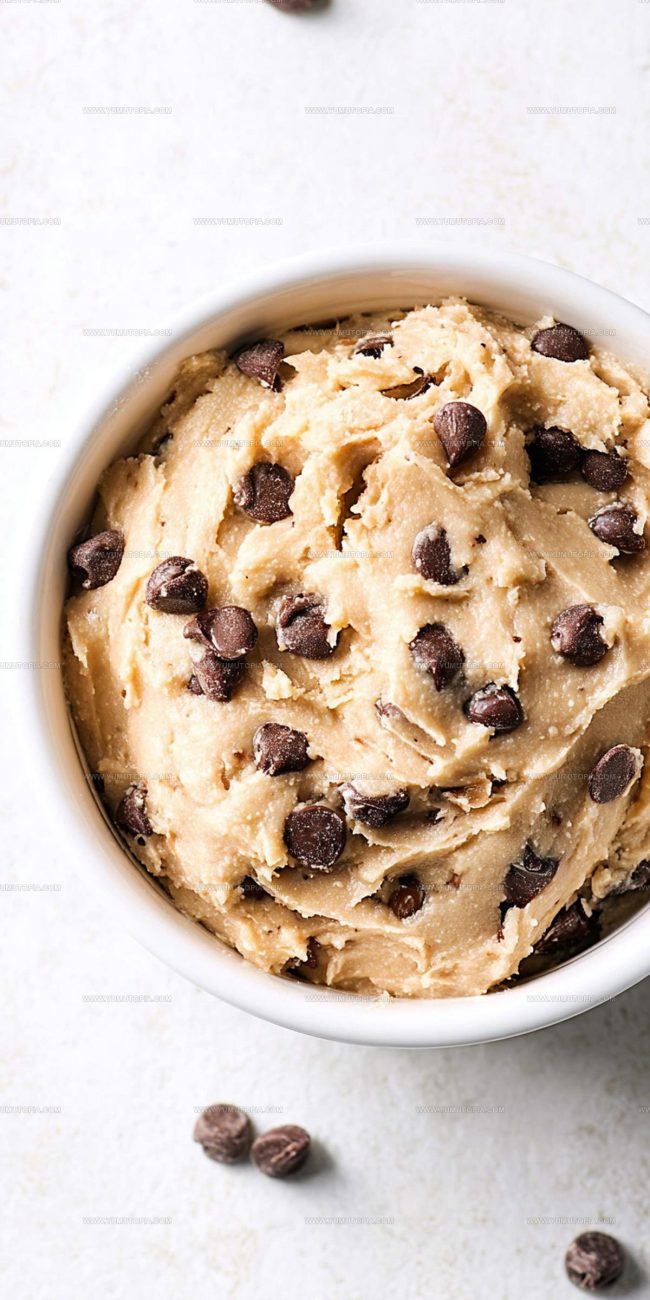 Preparing Chocolate Chip Cookie Dough Dip Step By Step