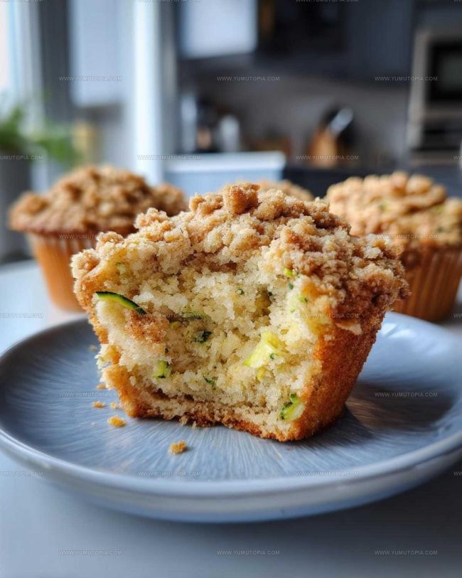 How To Prepare Streusel-Topped Zucchini Muffins