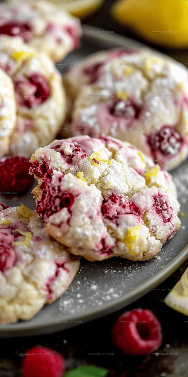 Simple Instructions For Lemon Raspberry Cookies