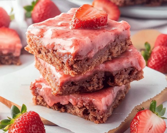 Notes For Best Results With Strawberry Brownies