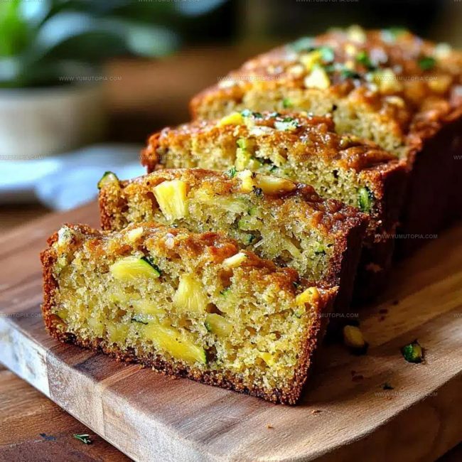 Garden And Pantry Ingredients For Pineapple Zucchini Heaven Bread