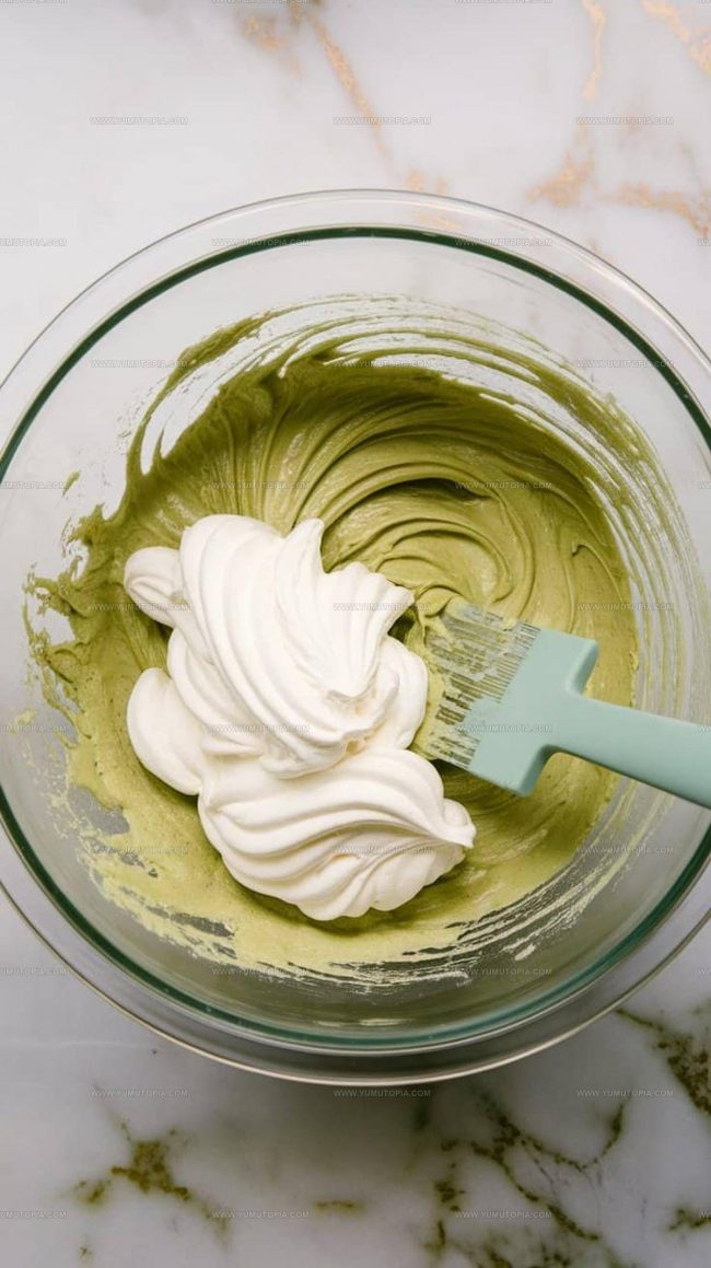 Matcha Chiffon Cake Sandwiches Baking Steps