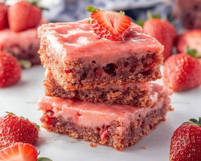 What Makes Strawberry Brownies So Unexpected