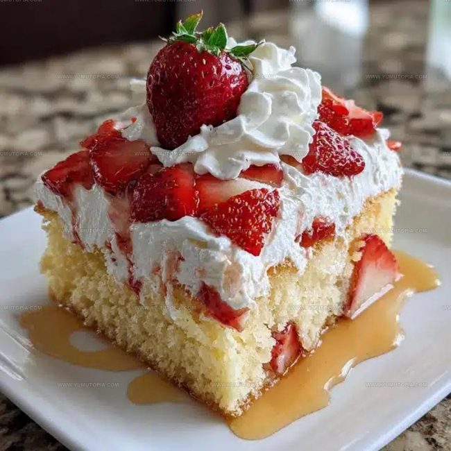 Flavor Detours For Strawberry Tres Leches Cake Fans