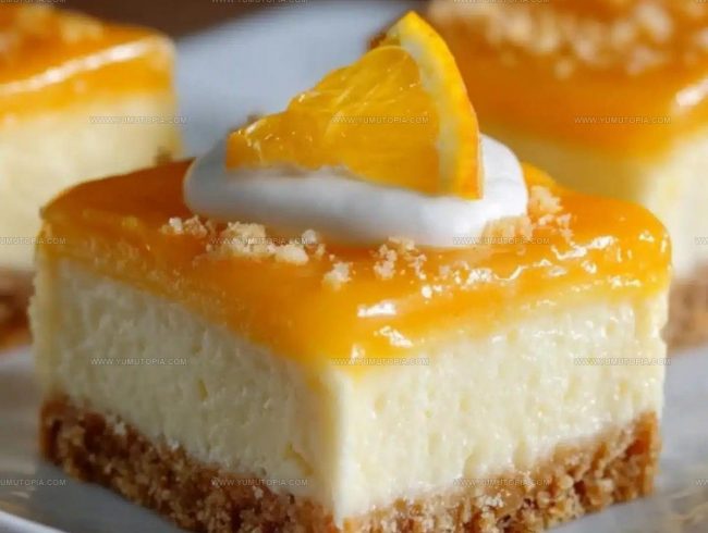 How to Set Smooth Orange Creamsicle Cheesecake Bars