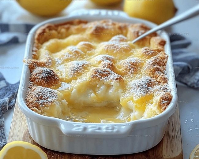 Steps to Prepare Magic Lemon Cobbler