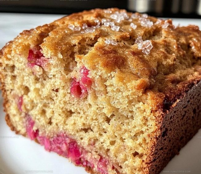 Standout Features Of Rhubarb Bread