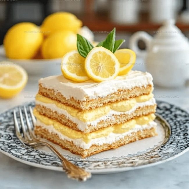 Cooking Method for Lemon Eclair Cake
