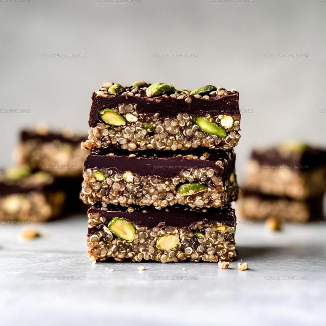 Baking Guide for Dark Chocolate Pistachio Crunch Bars