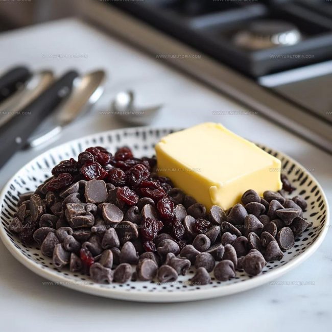 Full Ingredient List for Cherry Chocolate Mocha Cookies