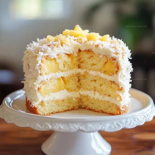 Steps Blending Coconut Richness with Pineapple Brightness