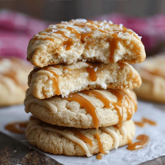 How to Make Caramel Cheesecake Cookies
