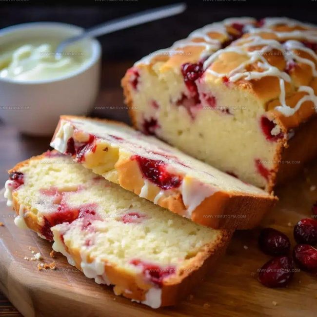 Preparing Cream Cheese Cranberry Loaf Step by Step