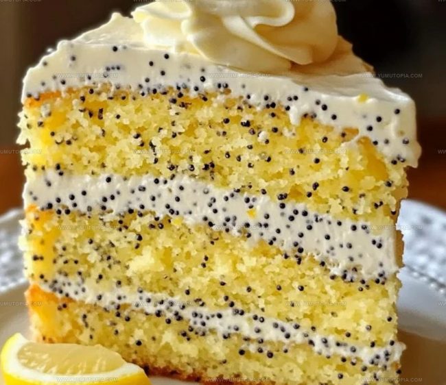 How to Bake Homemade Lemon Poppy Seed Cake from Scratch
