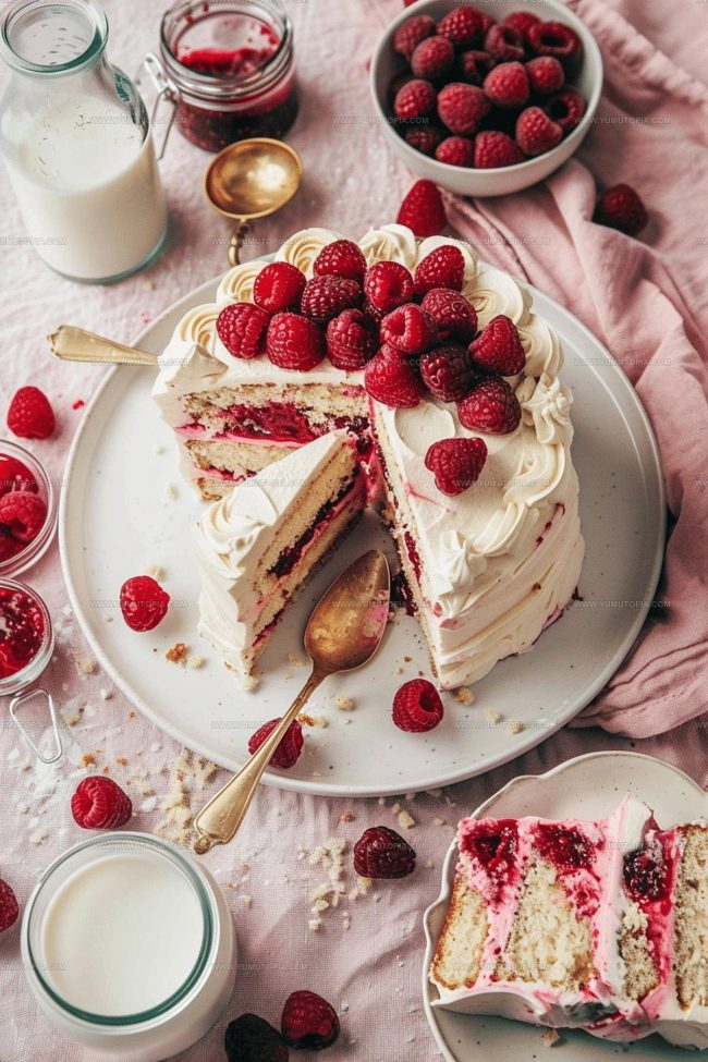 What Makes White Chocolate Raspberry Dream Cake So Elegant