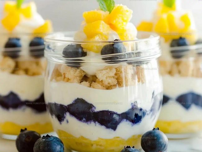 Lemon Blueberry Trifle Preparation Guide