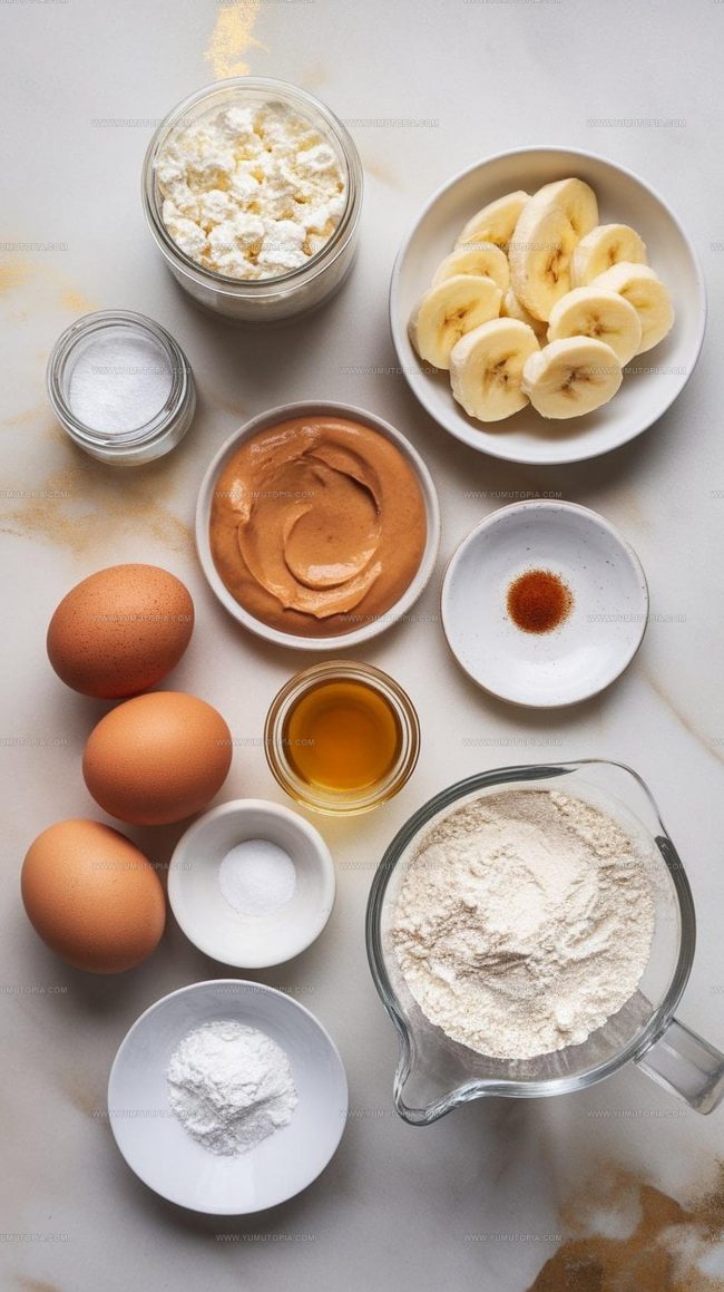 Peanut Butter Banana Cottage Cheese Muffins Ingredient List