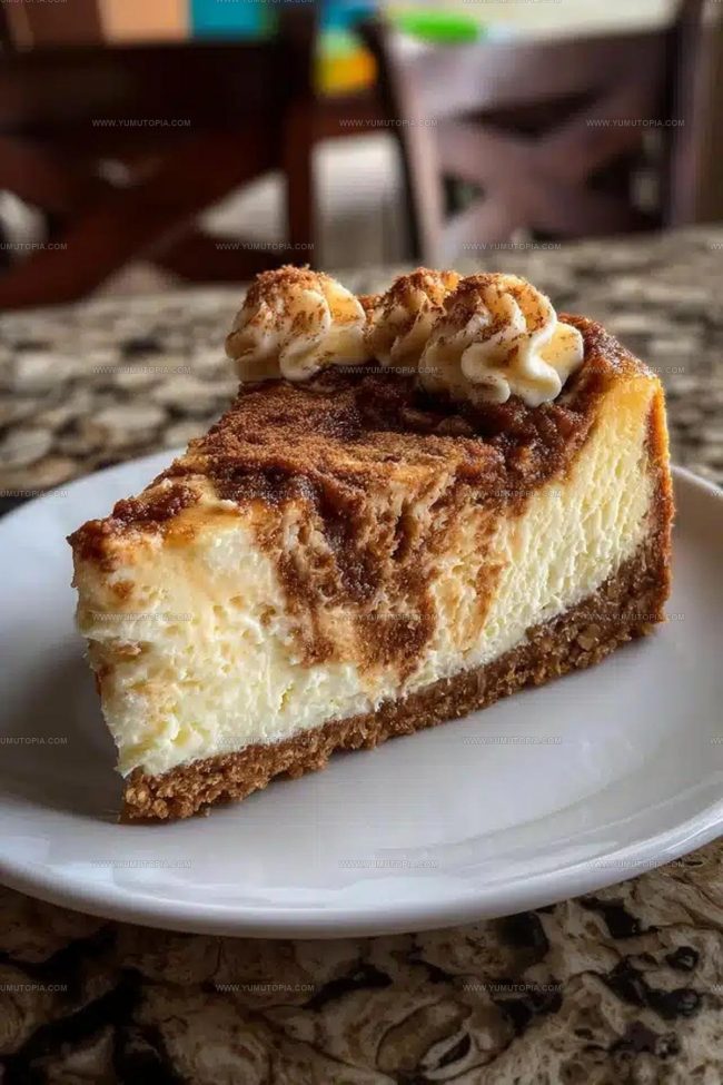 Warm Spiced Swirl and Texture Remixes for Cheesecake