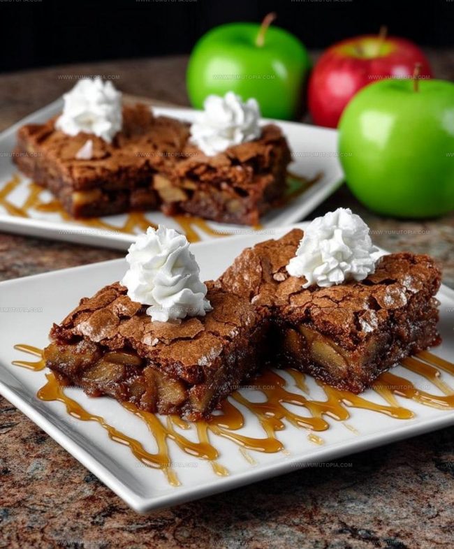 Baking Instructions for Apple Brownies