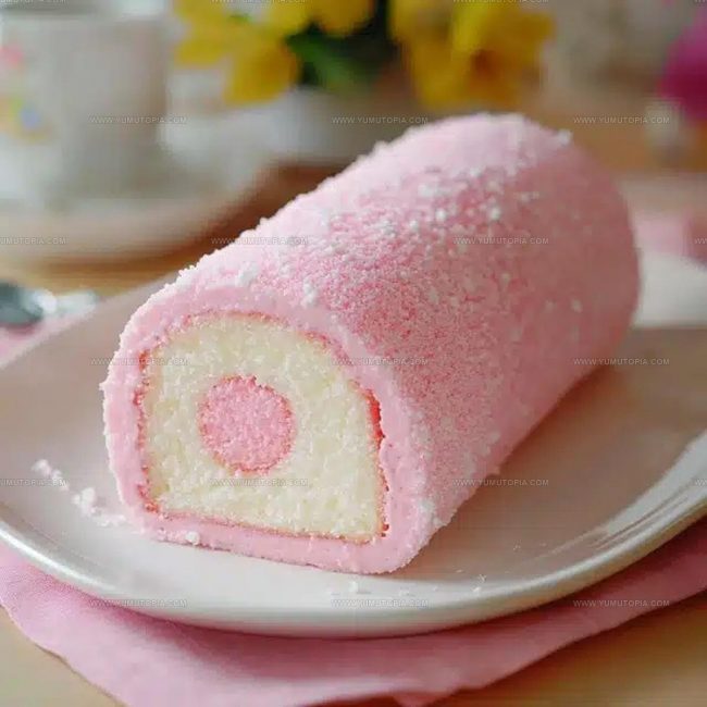 Whimsical Ingredients For This Cotton Candy Swiss Roll