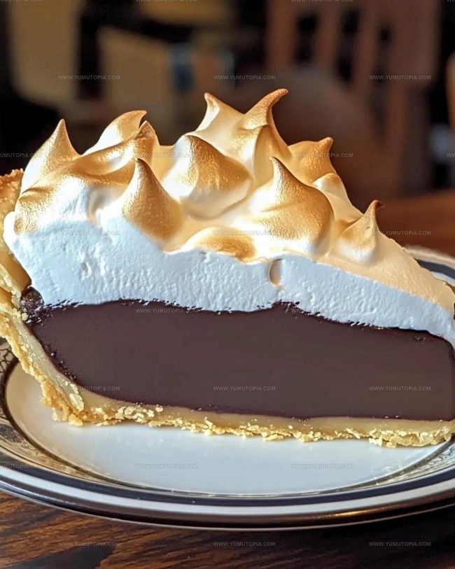 Why Old-Fashioned Chocolate Pie Is A Go-To